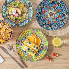 vancasso 6/12 Piece Porcelain Dinner Plates Crockery Breakfast Plate Set Scratch Resistant Flat Plates Dinnerware Set for 6
