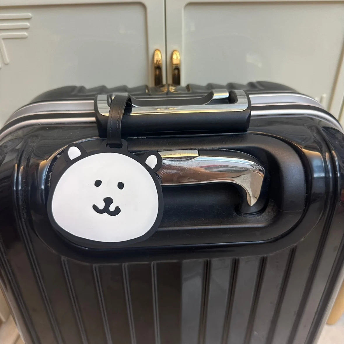 Cartoon Anime Self-depreing Bear Nagano Lage Tag Cute Bag Tag Travel Suitcase Che-in Board Portable Outdoor Gear