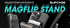 SUPCASE Magnetic Tripod Phone Stand Credit Card Holder for iPhone 16/15/14/13/12 Adjustable Phone Stand Compatible with MagSafe