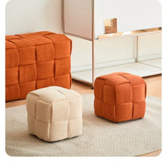 Modern Solid Wood Ottoman Bench for Entryway & Living Room