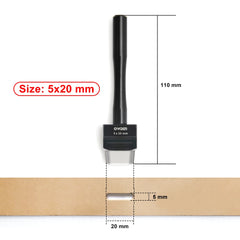 OWDEN Oblong Leather Punch Set for Belt Hole Puncher Oval Hole Strap Watch Band Flat Heavy Duty Leather Craft Hollow Punch