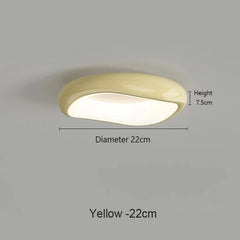 Modern Balcony LED Ceiling Lights Cream Style Children's Bedroom Study Room Lamp Home Decor Kitchen Lighing Aisle Corridor Light