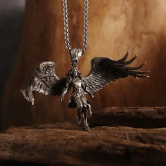 Dante Purgatory Cross Necklace Vintage Christian Passion Jesus Cross Pendant Male and Female Catholic Amulet Jewelry Gift