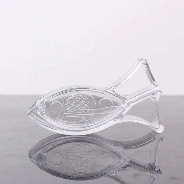 New Acrylic Manual Lemon Squeezer Transparent Kitchen Tools Mini Juicer Handheld Portable Wedge Squeezer Anti-Corrosion
