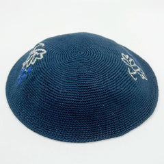 Jewish Kippah Black Hand Made Yarmulke Judaica Yamaka Kippa Yamakah Yarmulka Hat Men (15CM 5.9INCH)