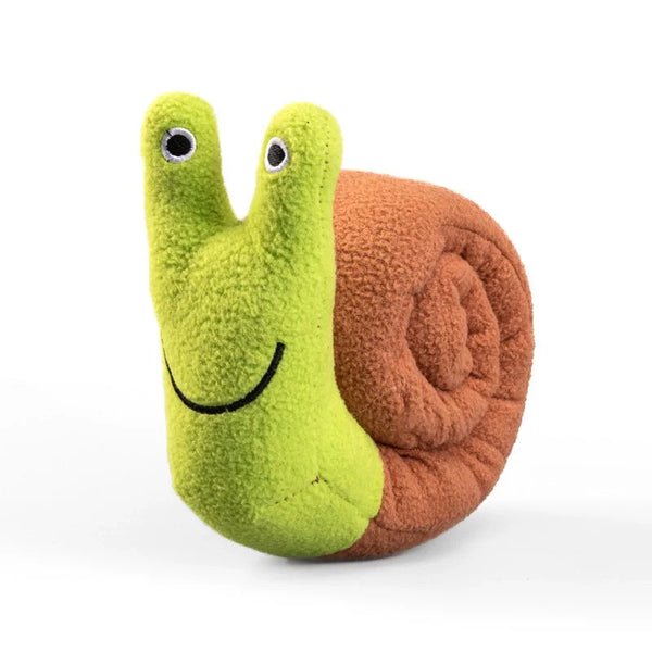Dog Squeak Plush Snails Toys Dog Sound Chew Plush Toy Hidden Food Sniffing Teeth Cleaning Pet Enrichment Toy Pet Shop