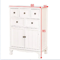 Solid Wood Chest of Drawers Storage Cabinet