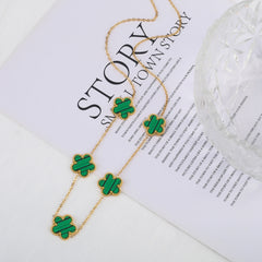 Stainless Steel Adjustable Clover Bracelet – Classic Party Gift