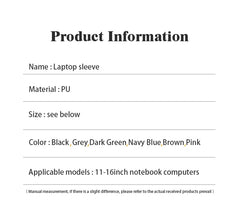 Laptop Sleeve Bag Case For Apple Macbook Air Pro 13 M1 M2 2020 Notebook Sleeve Bag For ASUS 11 12 13.3 14 15 15.6 16 Case