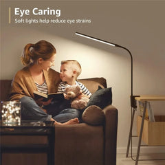 Double Head Dimmable LED Clip Desk Lamp Computer Table Lamps Monitor Light for Office Reading Architectural Lighting