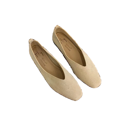 Bailamos Women's Square Toe Vintage Flats Soft Loafers Comfortable Leather Ballet Shoes for Female Dress Shoes Mujer