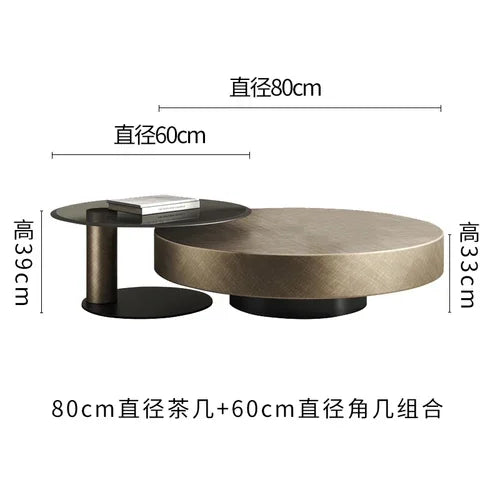 Modern Design Coffee Table Round Metal Luxury Living Room Coffee Tables Minimalist Nordic Stoliki Kawowe Living Room Furniture