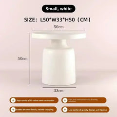 Hot Sale Nordic Coffee Table, Creative Round Living Room Table, High-end Light Luxury Side Desk, Modern Simple Living Room Furniture