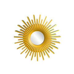 Decorative Mirror Gold Silver Hanging Mirror Luxury Modern Sun Shape Mirror Wall Decor New Home Decorations espejo зеркало 거울