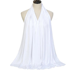 Modal Cotton Jersey Hijab Scarf Long Muslim Shawl Plain Soft Turban Tie Head Wraps For Women Africa Headband 170x60cm