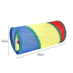 Cat Tunnel Tube Kitty Tunnel Bored Cat Pet Toys Peek Hole Toy Interactive for Indoor Cats Exercise Fun Reduce Anxiety Durable Pet Shop