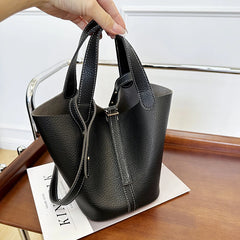 2-Piece PU Leather Tote & Crossbody Bag Set for Women