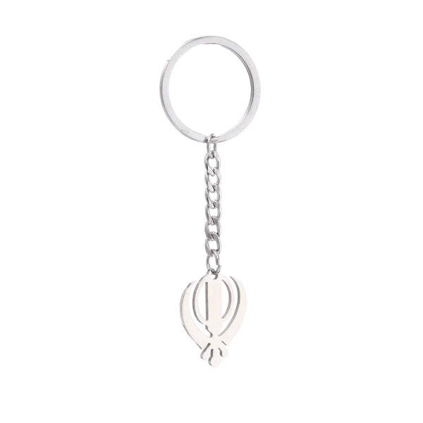 Stainless Steel Sikhism Necklace Pendant Sikh Khanda Jewelry Keychain India Pakistan Malaysia Punjab Religious