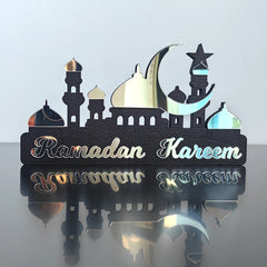 1pc Acrylic Ramadan Calendar Day of Ramadan Calendar Eid Mubarak Home Decoration Ornament Party Supply