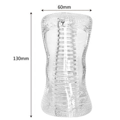 13cm Male Masturbator Transparent Jelly Artificial Vaginal Real Pussy for Men Penis Exerciser Cock Enlarger Suck Sex Toys Erotic