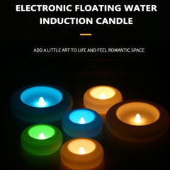 Waterproof Flameless Tea Light Candle Tealight Float Electric Candle Wedding Valentine Decoration Smokeless Candles Light