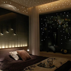 Luminous 3D Shining 407 Luminous Star Point Gypsophila Bar Party Fluorescent wall Decor 
 Environmental Decoration DIY Stickers