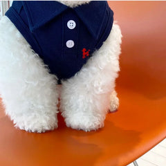 New Pet Dog Polo Shirt Dog Cool Clothes Soft Breathable Yorkie Chihuahua Puppy Clothes Dog Vest for Small Medium Dogs Costumes Pet Shop Pet Clothing