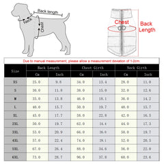 Pet Dog Jacket Warm Winter Clothes For Small Large Dogs Labrador Coat Windproof Waterproof Puppy Costume Vest With D-ring Pug