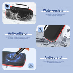 Large Storage Bag for Switch & OLED Portable Carrying Protective Case with 20 Game Slots Travel Bag for Joypad NS Accessories
