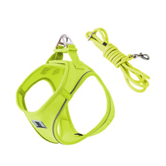 Dog Harness Leash Set for Small Medium Dog Adjustable Reflective Puppy Cat Harness pet Vest Chihuahua Dachshund Outdoor Walking Pet Shop