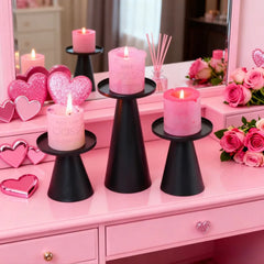 2026 gold and black Candle Holder New Romantic Candlelight Dinner Creative Iron Art Home Decoration Ornament