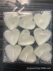 Heart-shaped candle romantic Valentine's Day tea wax proposal pendulum small candle prop art scented candle