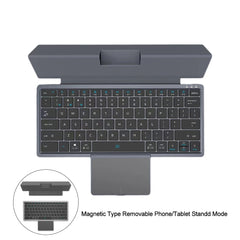 BOW Foldable Bluetooth Keyboard with Touchpad/Numberic Pad Portable Rechargeable Folding Wireless Keyboard for Tablet ipad