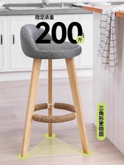 Bar Stools home high stool bar high chair cashier stool simple solid wood bar chair front desk commercial Kitchen & Dining Furniture