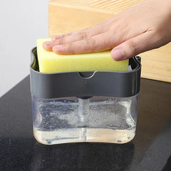 Kitchen Detergent Press Portable Soap Dispenser Pak Clean Cloth Dishwashing Pot Soap Dispenser Kitchen Tools, Kitchen Cleaning