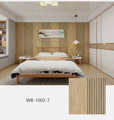 Modern 3D Wood Pattern Wall Panels, Eco-Friendly Self-Stick Decorative Board for House Upgrading， wall stickers