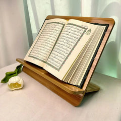MDF Scripture Reading Stand Bracket Study Scripture Stand Reader Support Frame Elegant Decorative Wood Bookshelf