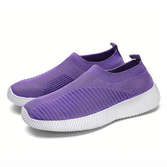 Women Sneakers Slip On Sock Shoes Women Flat Shoes Casual Sneaker Women's Sports Shoes Breather Vulcanize Shoes For Women Zapatillas