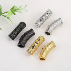 1pcs DIY Jewelry Making Tubular Curved Cylinder Beaded Accessories Men and Women Vintage Bracelet Necklace Material Wholesales