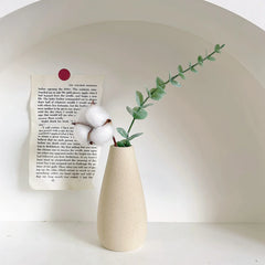 INS Nordic White Ceramic Vase – Decorative Flower Pot Home Decor
