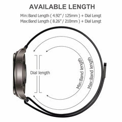 18mm 20mm 22mm Metal Strap For Garmin Vivoactive 3 4 4s 5 6 Band Watch Venu 2 2s 3s SQ Bracelet Venu 4 41mm 45mm Milanese Loop
