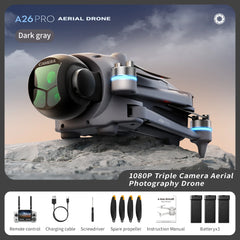Lenovo A26 Pro Drone 5G WiFi Drone 4K Dual HD Camera Large Screen Remote Controller Brushless Motor Professional Quadcopter Toy
