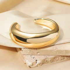 Exaggerated Irregular Cuff Bracelet – Hip Hop Rock Style