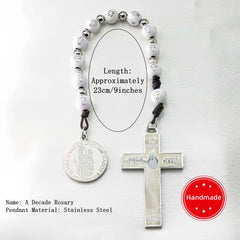 Stainless Steel Pendant of Holy Cross of Pardon and the Cross of the Sons and Daughters Marie Julie Jahenny Cross of Forgiveness