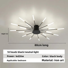 Nordic Ceiling Lighting for Living Room Bedroom Kitchen Led Ceiling Light Fixture Indoor Home Firework Decor Ceiling Lights