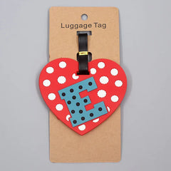 Newest Cute 26 Letters Luggage Travel Accessories Tag Silica Gel Suitcase ID Addres Holder Baggage Boarding Tag Portable Label