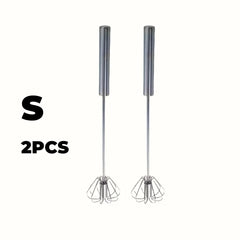Stainless Steel Egg Beater Durable Semi-Automatic Mixer for Effortless Egg Cream Mixing Stirring and Beating for Kitchen Baking Cooking Essentials, Kitchen Tools