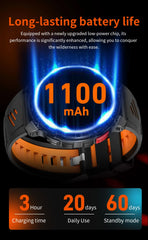 New T-Rex3 Ultra 1100mAh Battery Smart Watch GPS Track Compass IP69K Waterproof Sports tracker Outdoors Military Smartwatches