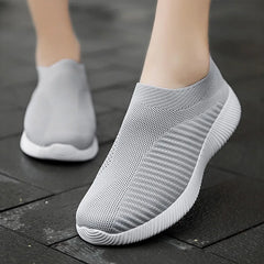 Women Sneakers Slip On Sock Shoes Women Flat Shoes Casual Sneaker Women's Sports Shoes Breather Vulcanize Shoes For Women Zapatillas