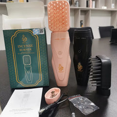 USB Electric Bakhoor Incense Burner with Comb Set